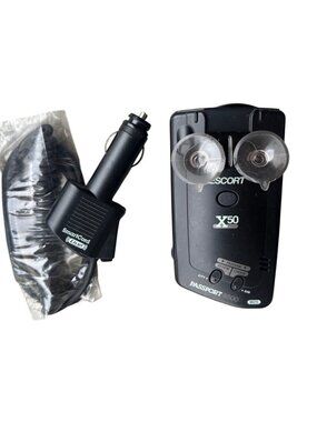 Escort Passport 8500 X50 Radar & Laser Detector SmartCord Case Manual & Mount